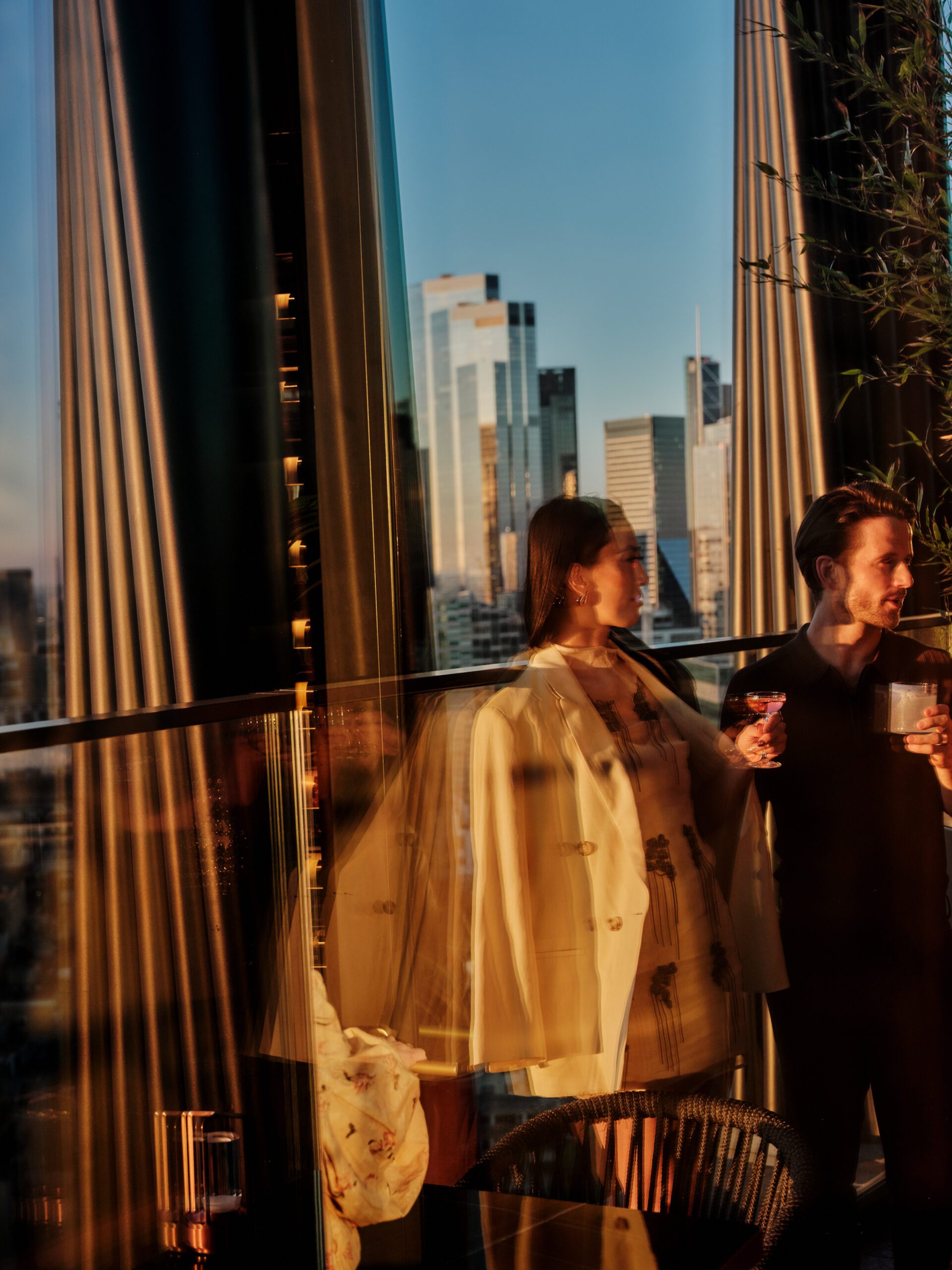 People Having Drinks On The Terrace